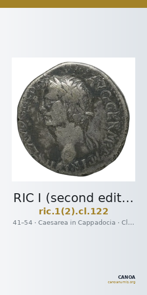RIC I (second edition) Claudius 122 — CANOA