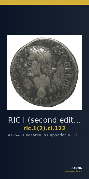 RIC I (second edition) Claudius 122 — CANOA