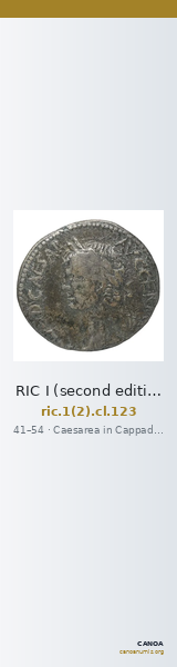 RIC I (second edition) Claudius 123 — CANOA
