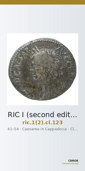 RIC I (second edition) Claudius 123 — CANOA