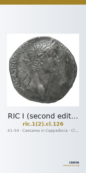 RIC I (second edition) Claudius 126 — CANOA