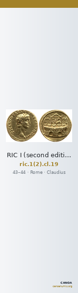 RIC I (second edition) Claudius 19 — CANOA