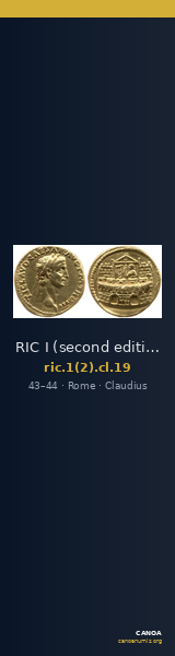 RIC I (second edition) Claudius 19 — CANOA