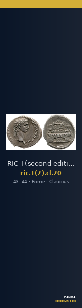 RIC I (second edition) Claudius 20 — CANOA