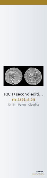 RIC I (second edition) Claudius 23 — CANOA