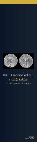 RIC I (second edition) Claudius 23 — CANOA