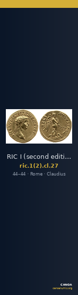 RIC I (second edition) Claudius 27 — CANOA