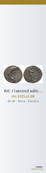 RIC I (second edition) Claudius 28 — CANOA