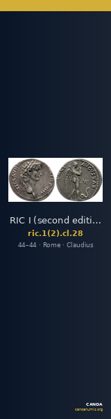 RIC I (second edition) Claudius 28 — CANOA