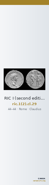 RIC I (second edition) Claudius 29 — CANOA