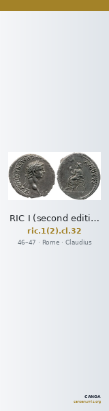 RIC I (second edition) Claudius 32 — CANOA