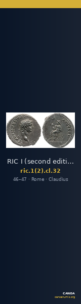 RIC I (second edition) Claudius 32 — CANOA