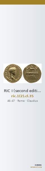 RIC I (second edition) Claudius 35 — CANOA