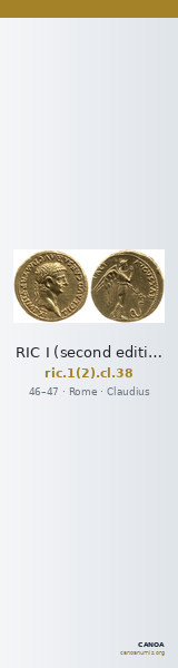 RIC I (second edition) Claudius 38 — CANOA
