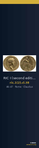 RIC I (second edition) Claudius 38 — CANOA
