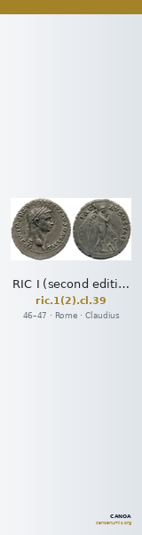 RIC I (second edition) Claudius 39 — CANOA