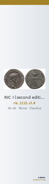 RIC I (second edition) Claudius 4 — CANOA