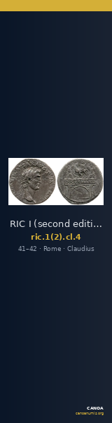 RIC I (second edition) Claudius 4 — CANOA