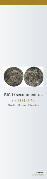 RIC I (second edition) Claudius 41 — CANOA