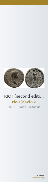 RIC I (second edition) Claudius 52 — CANOA