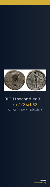 RIC I (second edition) Claudius 52 — CANOA