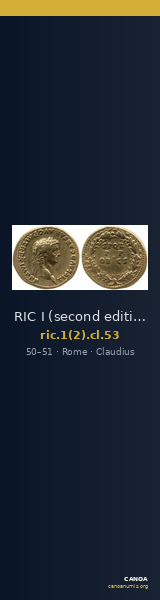 RIC I (second edition) Claudius 53 — CANOA
