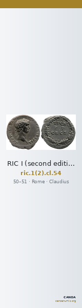 RIC I (second edition) Claudius 54 — CANOA
