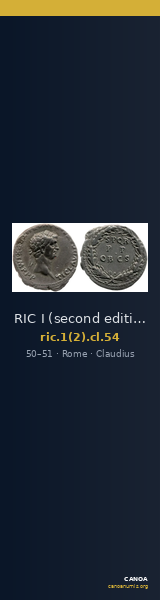 RIC I (second edition) Claudius 54 — CANOA