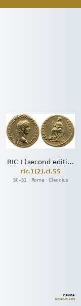 RIC I (second edition) Claudius 55 — CANOA
