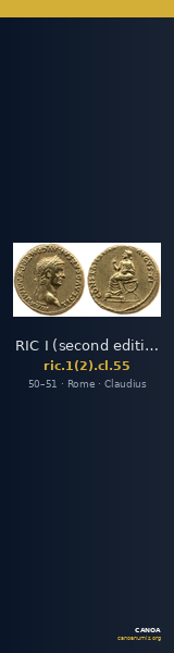 RIC I (second edition) Claudius 55 — CANOA
