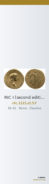 RIC I (second edition) Claudius 57 — CANOA
