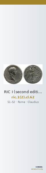 RIC I (second edition) Claudius 62 — CANOA