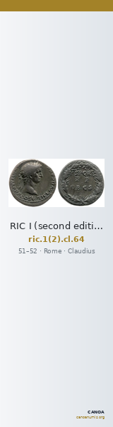 RIC I (second edition) Claudius 64 — CANOA