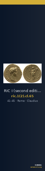 RIC I (second edition) Claudius 65 — CANOA