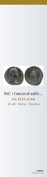 RIC I (second edition) Claudius 66 — CANOA