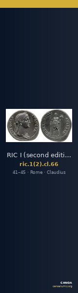 RIC I (second edition) Claudius 66 — CANOA