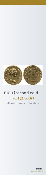 RIC I (second edition) Claudius 67 — CANOA