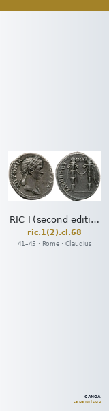 RIC I (second edition) Claudius 68 — CANOA