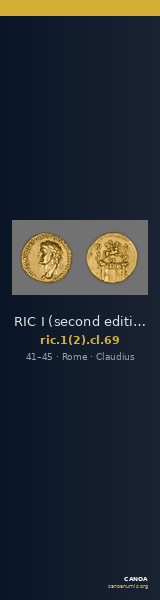 RIC I (second edition) Claudius 69 — CANOA
