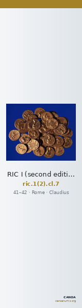 RIC I (second edition) Claudius 7 — CANOA