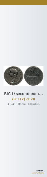 RIC I (second edition) Claudius 70 — CANOA