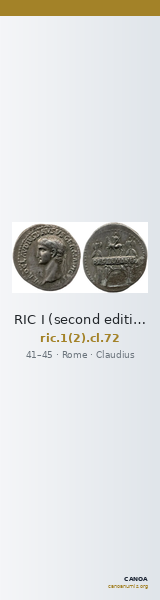 RIC I (second edition) Claudius 72 — CANOA