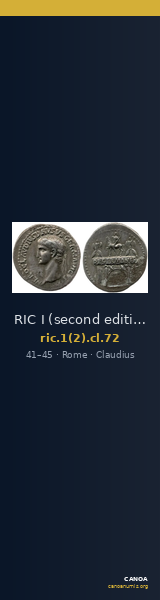 RIC I (second edition) Claudius 72 — CANOA
