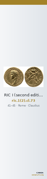 RIC I (second edition) Claudius 73 — CANOA