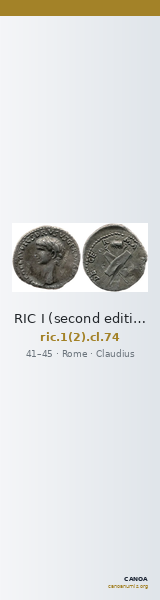 RIC I (second edition) Claudius 74 — CANOA