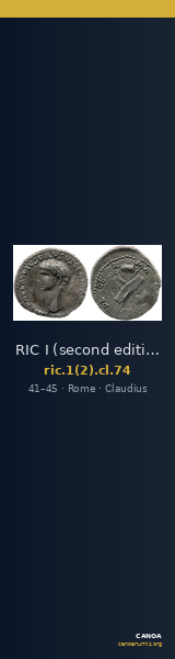 RIC I (second edition) Claudius 74 — CANOA