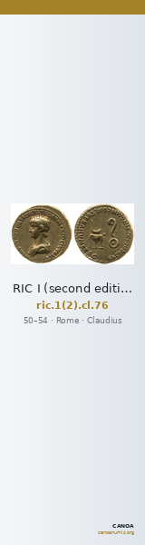 RIC I (second edition) Claudius 76 — CANOA