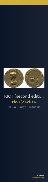 RIC I (second edition) Claudius 76 — CANOA