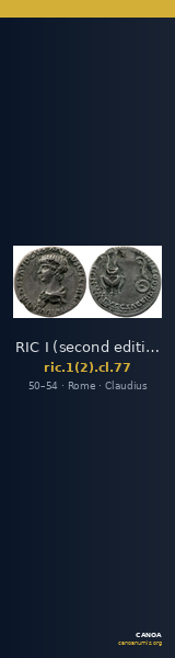 RIC I (second edition) Claudius 77 — CANOA