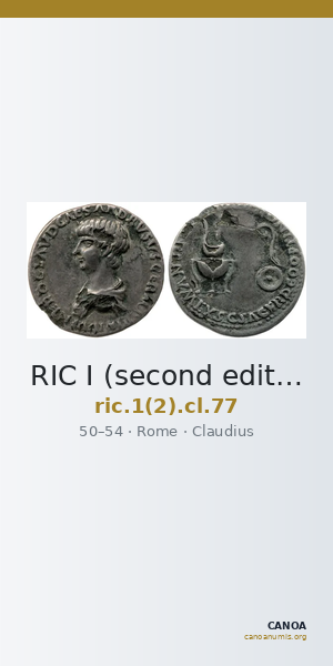 RIC I (second edition) Claudius 77 — CANOA